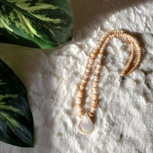 Hand made necklace for summery vibes 🌀🐚